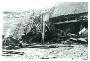高波によって破壊された家屋（1935年11月）