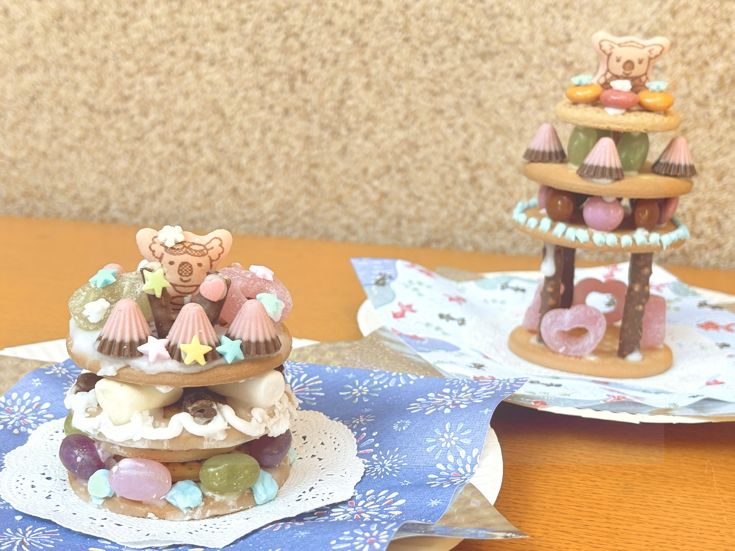 非常食を使ったプチケーキ