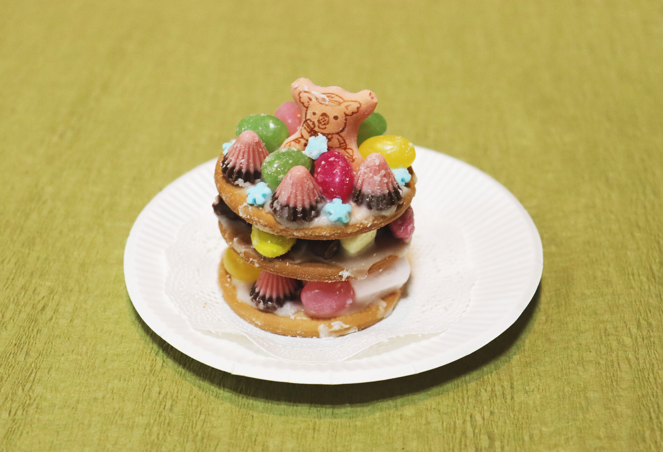 非常食を使ったプチケーキ