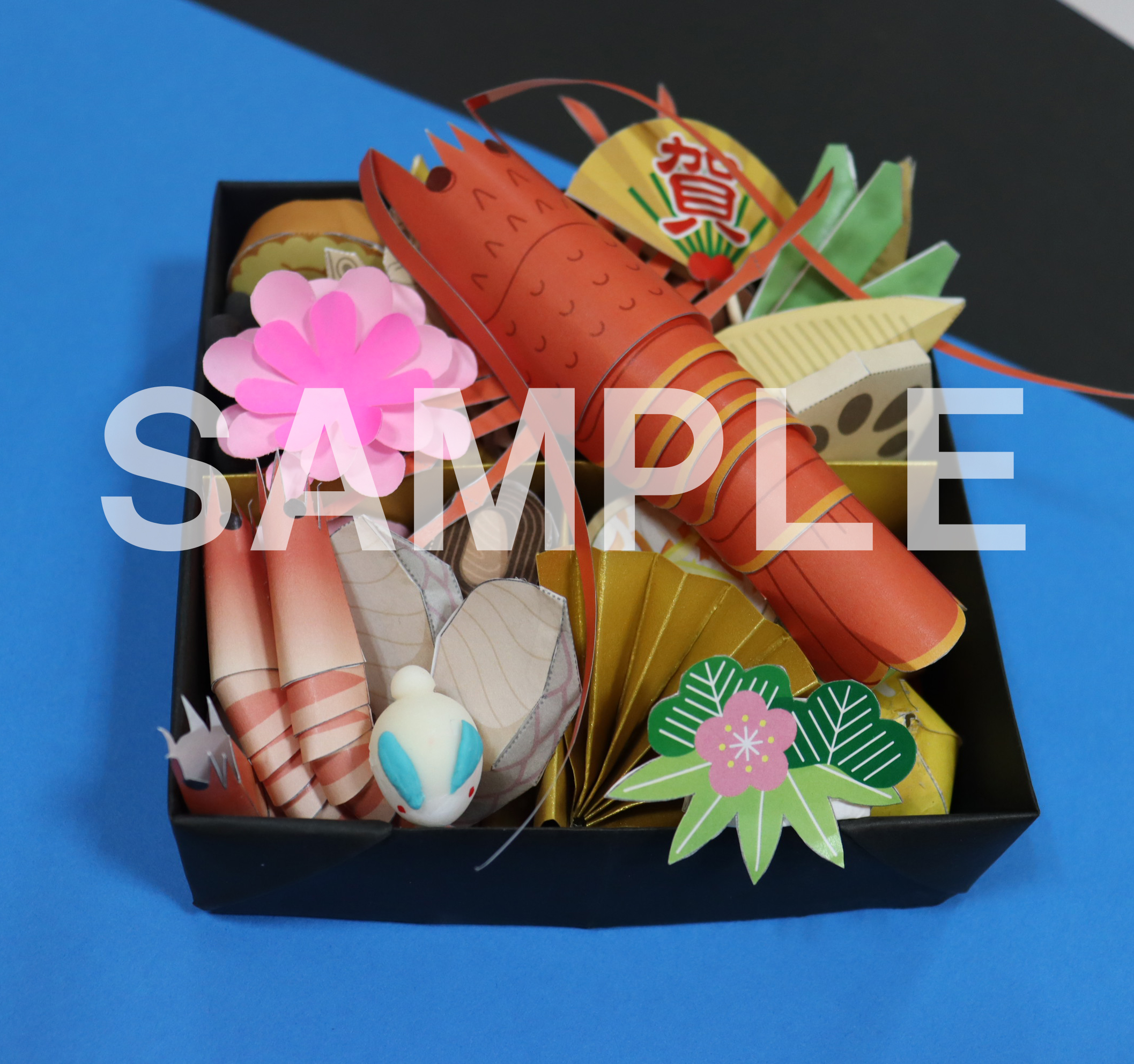 【ワークショップ】紙のおせち料理